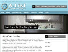 Tablet Screenshot of alistplumbing.com
